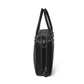 Dixon Black Buffalo Leather Laptop Briefcase