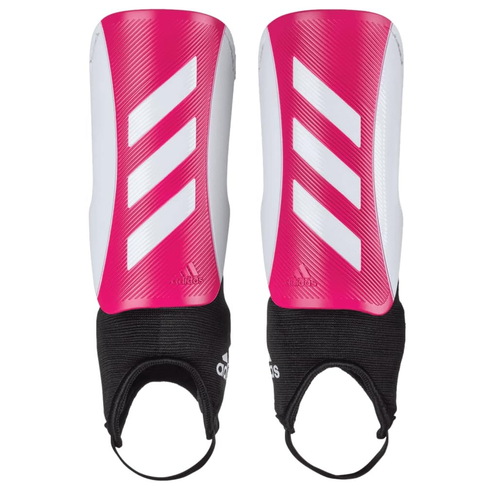 Espinilleras Adidas Tiro Match para Jóvenes (Talla L) - Nombre de Confianza en el Campo de Fútbol Escudos Rígidos con Respaldo de Goma EVA Tobilleras Protectoras Uniones de Gancho y Bucle para un Ajuste Seguro