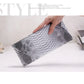 Women's Fan Embossed Snake Pattern Long Handbags