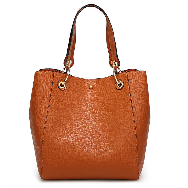 Women's Beautiful Fashion Litchi Pattern Mother Shoulder Bags