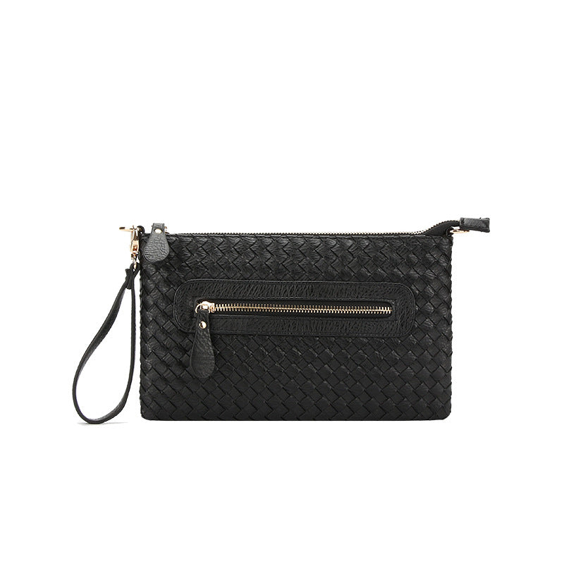 Women's Korean Hand-woven Business Hand Holding Envelope Handbags