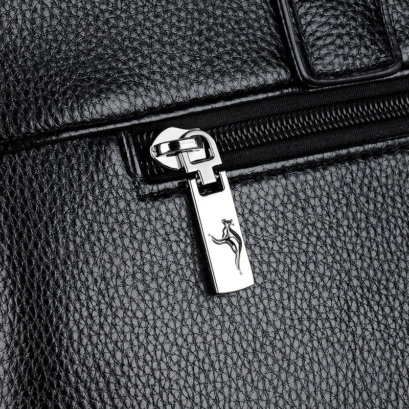 Men's Kangaroo Large Capacity Business Horizontal Men's Handbags