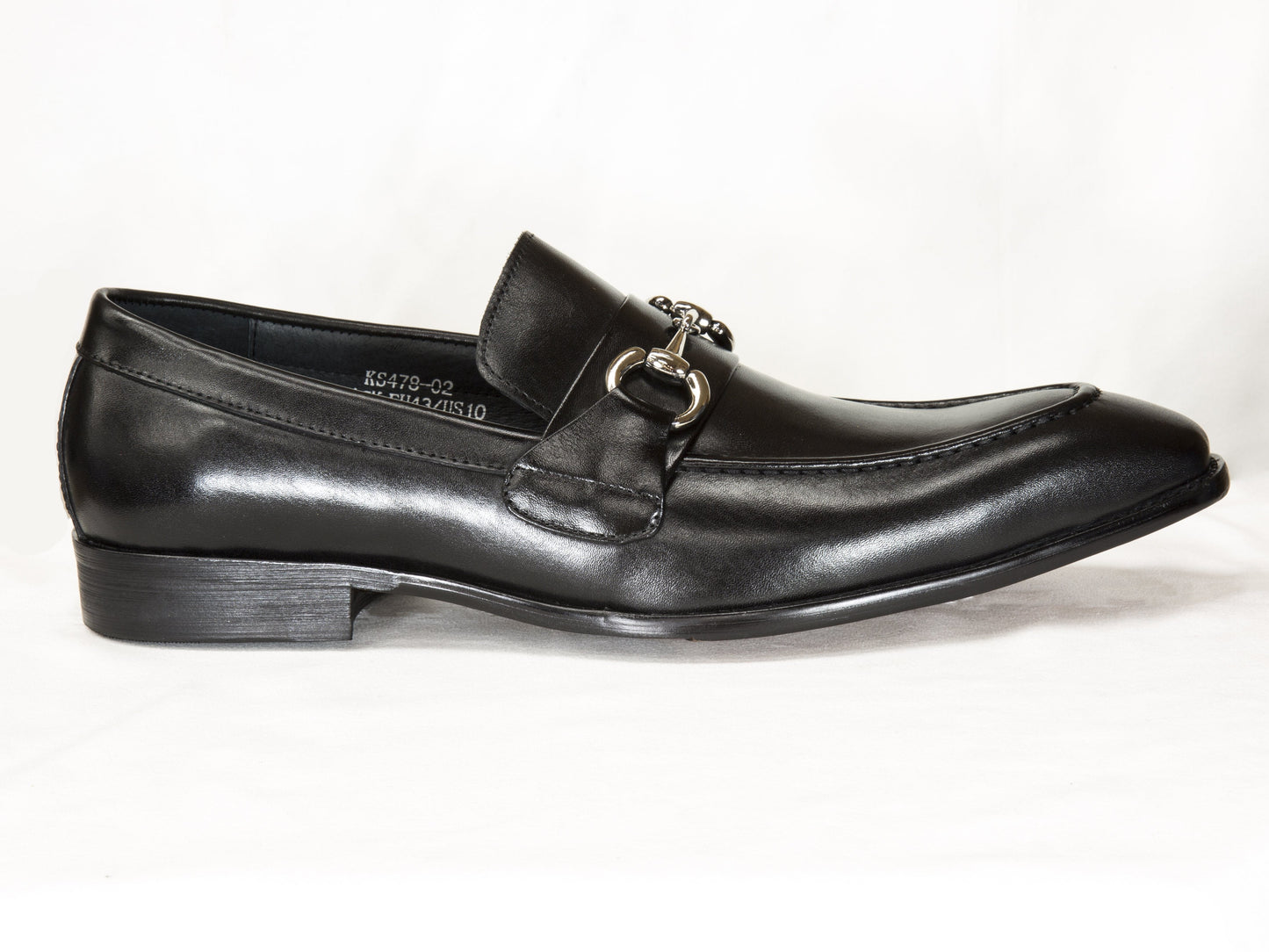 Carrucci Calfskin Loafer - Black