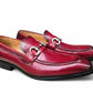 Carrucci Calfskin Loafer - Red