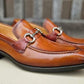 Carrucci Calfskin Loafer - Cognac