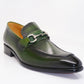 Carrucci Calfskin Loafer - Green