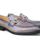 Carrucci Calfskin Loafer - Grey