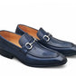 Carrucci Calfskin Loafer - Blue