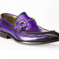 Carrucci Calfskin Loafer - Purple