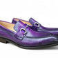 Carrucci Calfskin Loafer - Purple