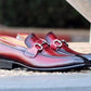 Carrucci Calfskin Loafer - Red