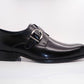 Carrucci Calfskin Monkstrap - Black