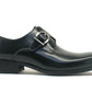 Carrucci Calfskin Monkstrap - Black