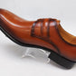 Carrucci Monkstrap Calfskin Shoe - Cognac