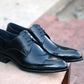 Ugo Vasare Burnished Calfskin Oxford - Black
