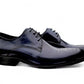 Ugo Vasare Burnished Calfskin Oxford - Black