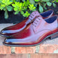 Ugo Vasare Burnished Calfskin Oxford - Burgundy