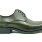 Carrucci Burnished Calfskin Oxford - Olive