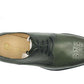 Carrucci Burnished Calfskin Oxford - Olive