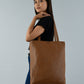 Café Chic Women's Leather Tote Bag