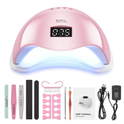 Lámpara LED UV de 48 W para uñas de gel con 4 temporizadores