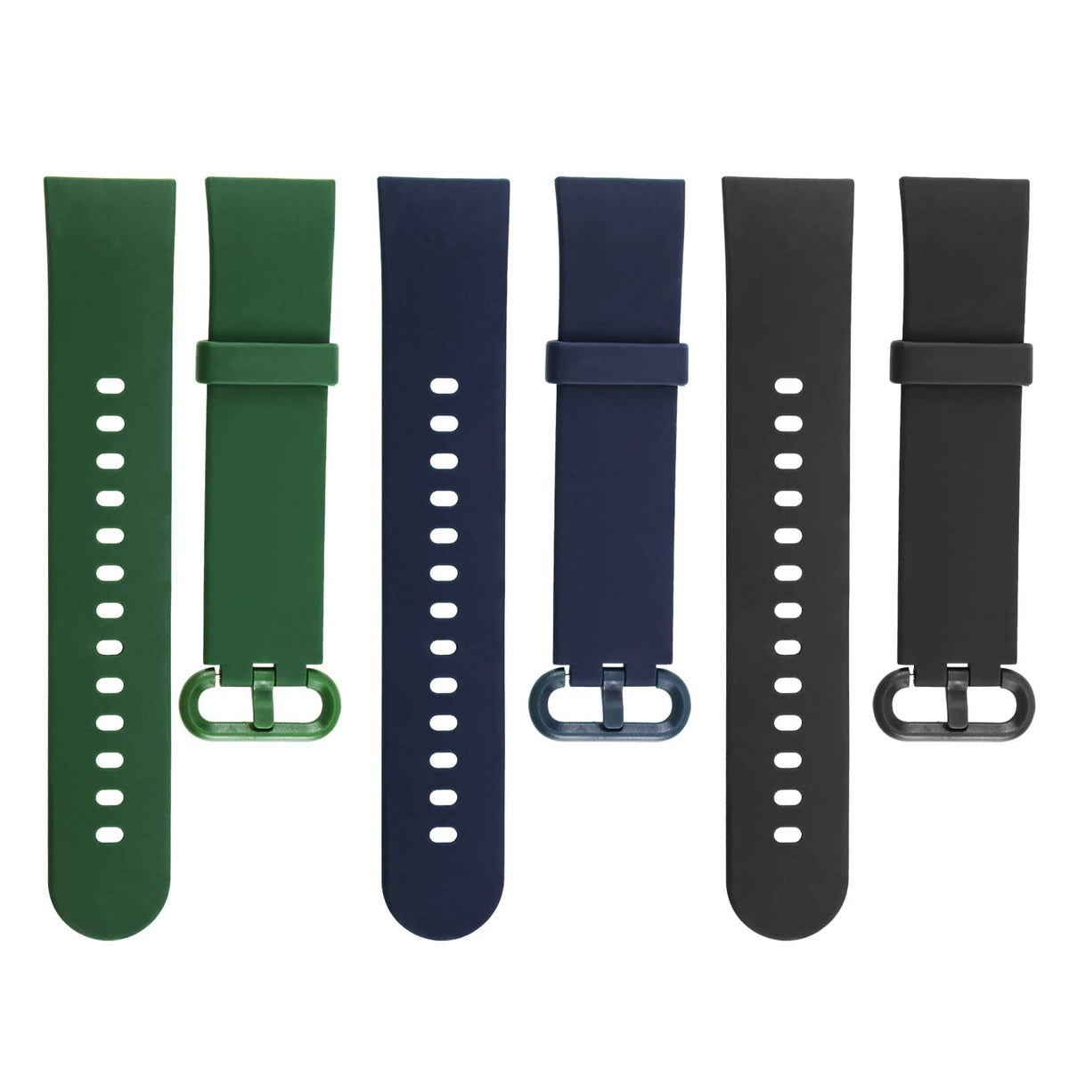 SING F LTD 3 Correas de silicona compatibles con Xiaomi Mi Watch Lite compatibles con Redmi Watch Lite Correas de repuesto para reloj inteligente