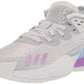 adidas D.O.N. Issue 4 Basketball Shoe Dash Grey/Bliss Lilac/Grey 4.5 US Unisex Big Kid