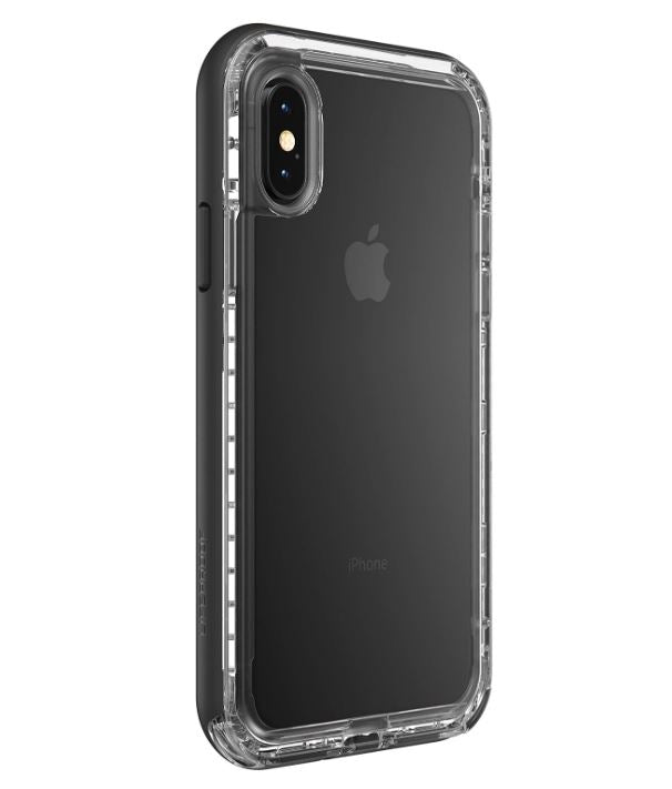 LifeProof Next Series Case for iPhone Xs & iPhone X - Non-Retail Packaging - Black Crystal