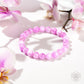 El reinicio del corazón - Pulsera de kunzita rosa rara