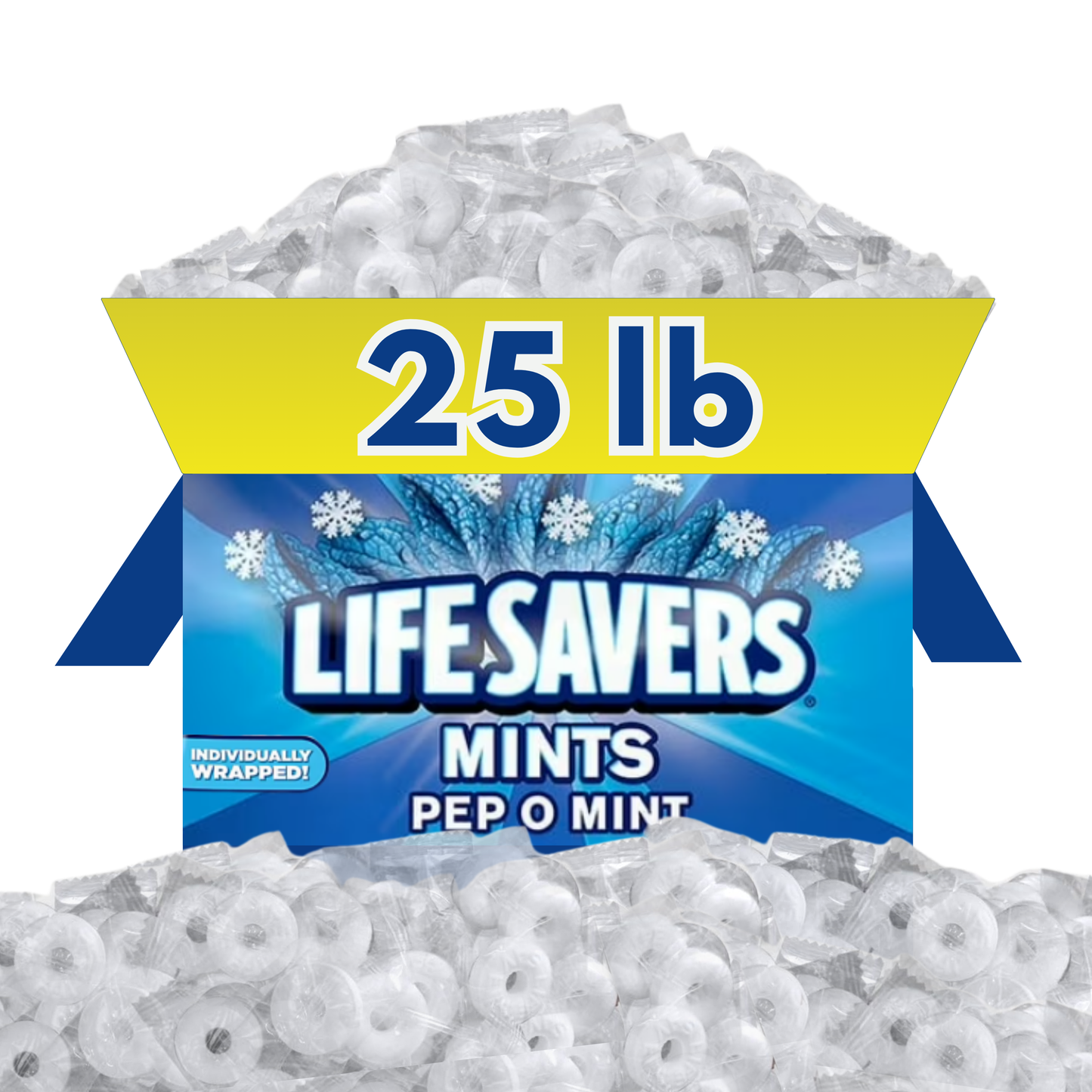 Caramelos de menta Life Savers Pep O Mint – Bolsa de gran valor
