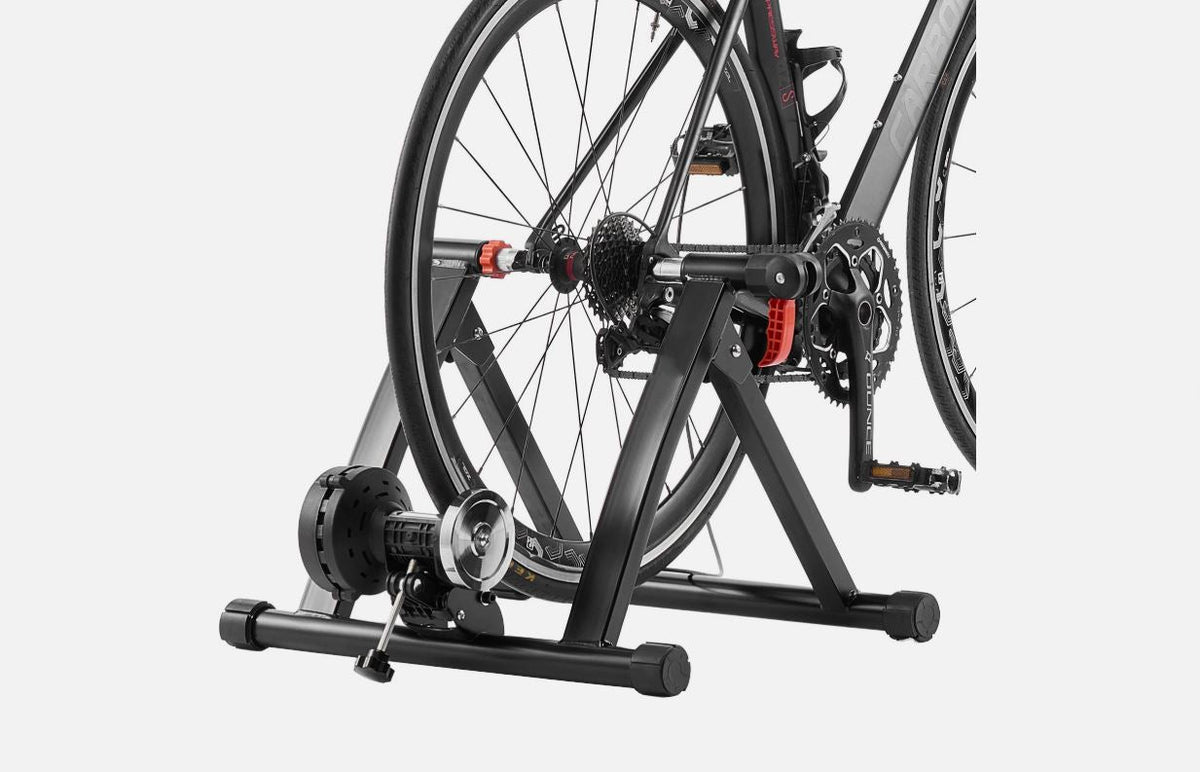 Soporte de ciclismo para interiores Uimoso Magnetic Bike Trainer, compatible con ruedas de 26-29 pulgadas y 700C