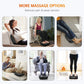 Foot Massager Machine with Heat for Blood Circulation Plantar Fasciitis, Black