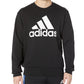 adidas Mens Essentials French Terry Big Logo Sweatshirt Black Small