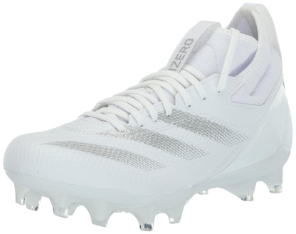 adidas Zapatillas de fútbol americano unisex Adizero Impact blanco/plateado metalizado/blanco 7 US hombre