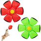 OOXYG - Disco volador para perros, 2 unidades, juguete para mascotas, disco volador para perros interactivo, juguetes de disco volador para perros medianos y grandes, disco volador para perros con 3 dientes de luz, rojo y verde