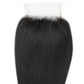 Yaki Straight 4x4 Transparent Lace Human Hair Closure
