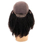 Peluca Afro Kinky Rizada 4x4 de Encaje Transparente 100% Cabello Humano con Cierre