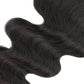 Cierre de cabello humano con encaje transparente 4x4 de onda corporal brasileña