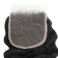 Cierre de cabello humano con encaje transparente Deep Wave 4x4