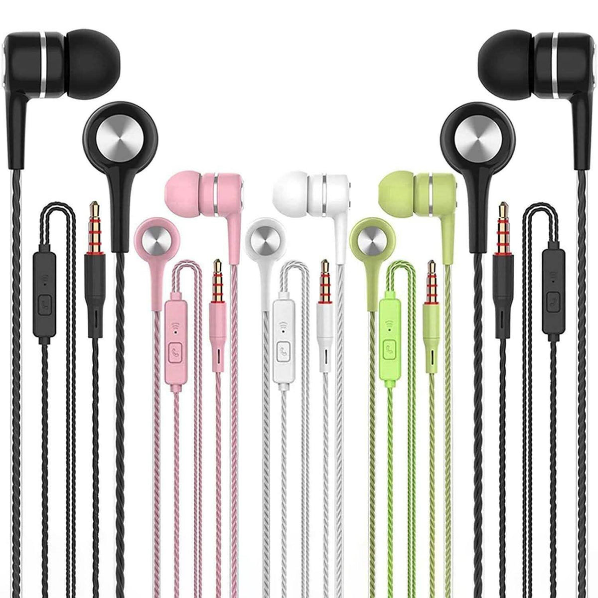 Paquete de 5: Auriculares con micrófono