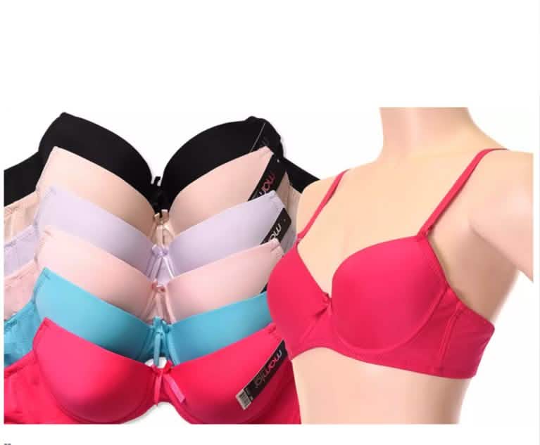 Paquete de 5: Sujetador multiposición de media copa Mamia para mujer - Talla: 38C