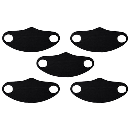 Paquete de 5: Mascarilla sin costuras de tela elástica, reutilizable y lavable para hombres y mujeres