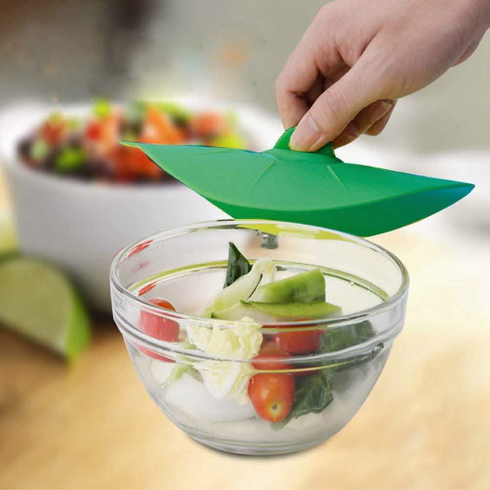 Paquete de 5: Set de tapas de silicona para alimentos