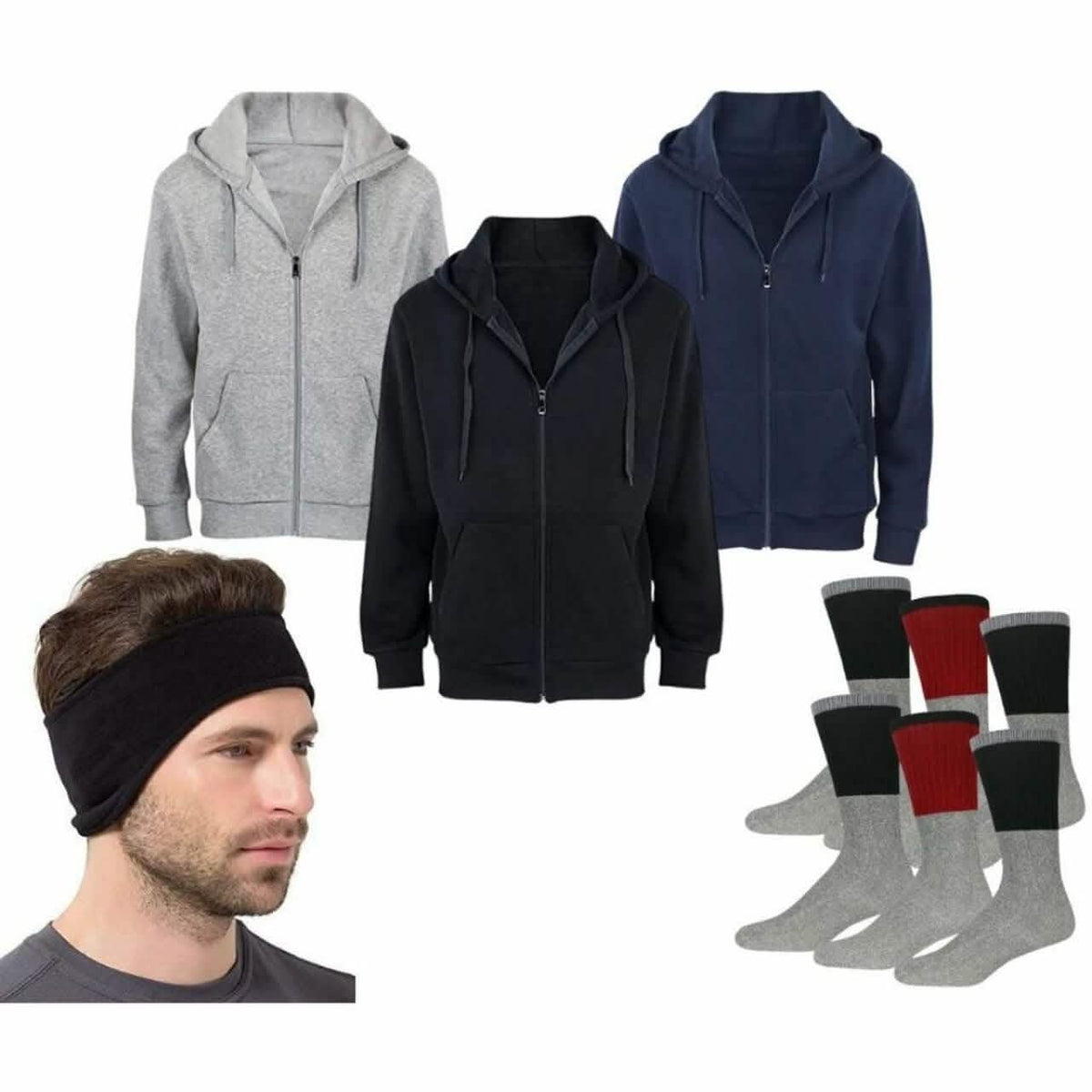 Set de 5 piezas: Conjunto prémium con forro polar
