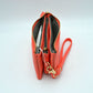 Minimalist Wristlet Clutch Bag with Metallic Zipper