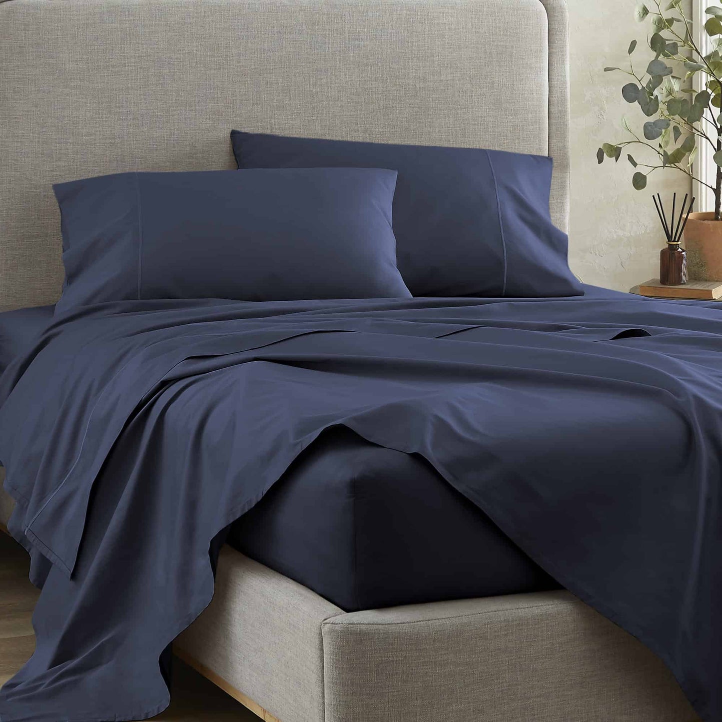 Juego de fundas de almohada de satén de 500 hilos