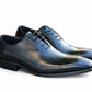 Ugo Vasare Burnished Calfskin Oxford - Black
