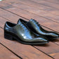 Ugo Vasare Burnished Calfskin Oxford - Black