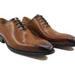 Carrucci Burnished Calfskin Oxford - Cognac