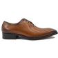 Carrucci Burnished Calfskin Oxford - Cognac